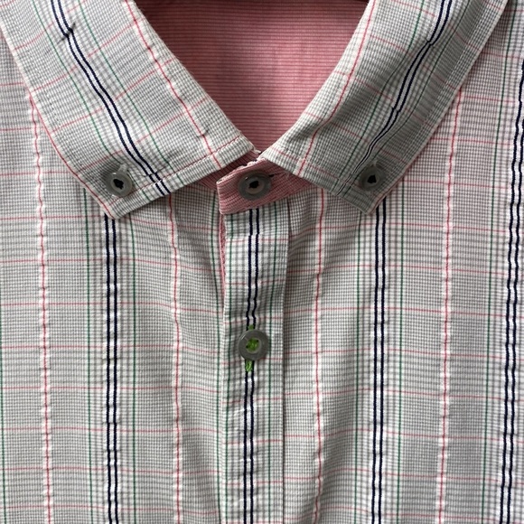 Stunning Hugo boss green label casual dress shirt size XL, neck 17.5, sleeve 35 - Picture 5 of 14